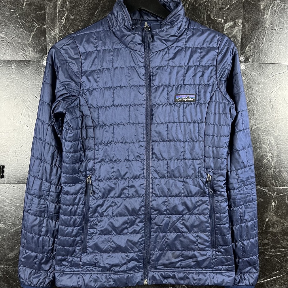 Patagonia Women's Navy Nano Puff Primaloft Jacket XS